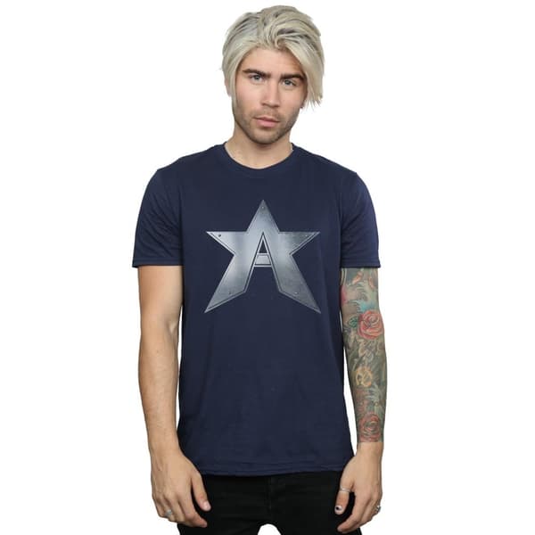 Marvel Mens The Falcon And The Winter Soldier A Star T-shirt