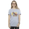 Miniatyrbillede 3 af 4: Disney Womens/Ladies Lilo And Stitch Bitten Surfboard Cotton Boyfriend T-Shirt