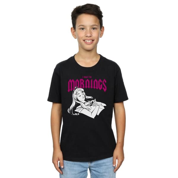 Disney T-shirt för pojkar - Törnrosa gör inte morgnar