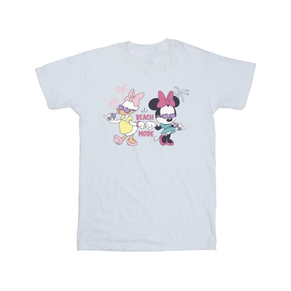 Disney Mens Minnie Daisy Beach Mode T-Shirt