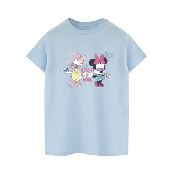 Disney Mens Minnie Daisy Beach Mode T-Shirt