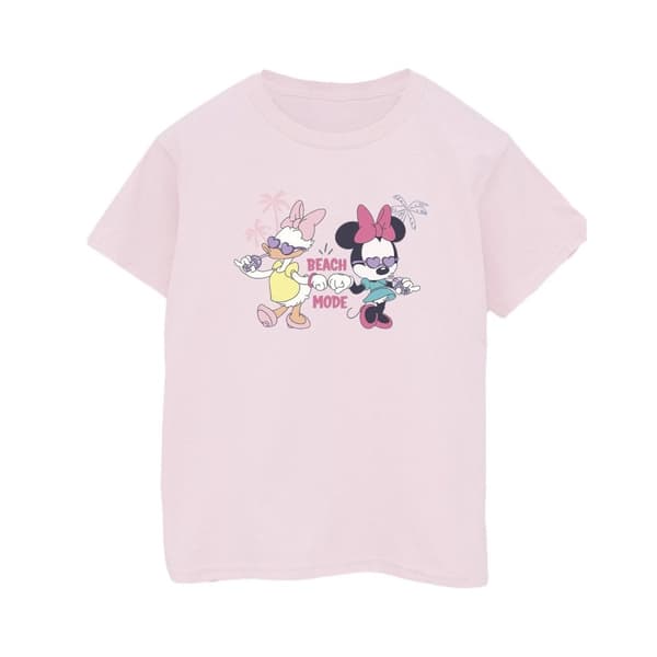 Disney Mens Minnie Daisy Beach Mode T-Shirt