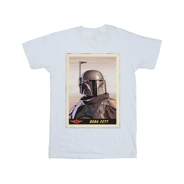 Star Wars Mandalorian Boba Fett T-shirt i bomull för flickor