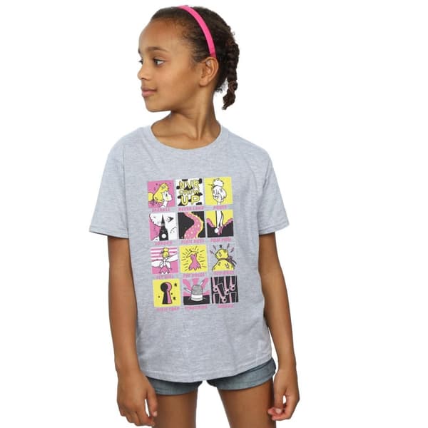 Disney Tinkerbell Squares T-shirt i bomull för flickor