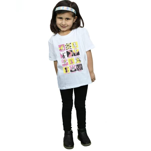Disney Tinkerbell Squares T-shirt i bomull för flickor