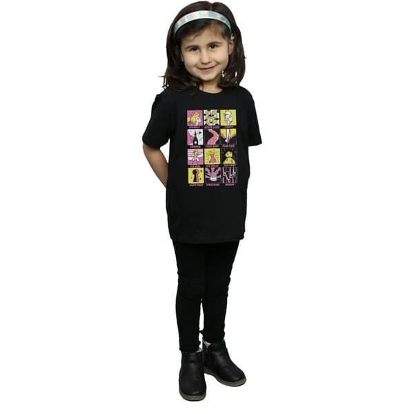 Disney Tinkerbell Squares T-shirt i bomull för flickor