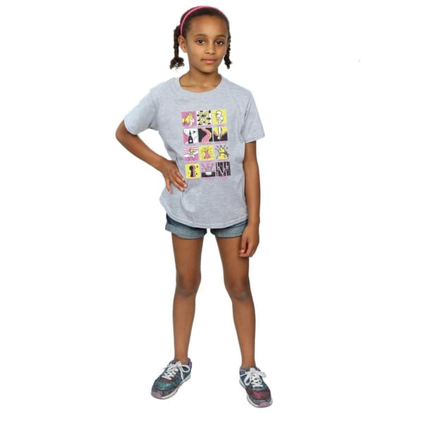 Disney Tinkerbell Squares T-shirt i bomull för flickor
