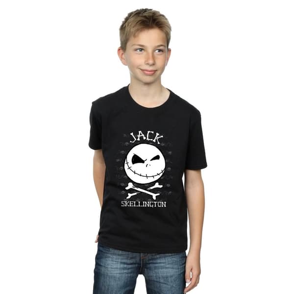 Disney Boys Nightmare Before Christmas Jack Face T-Shirt