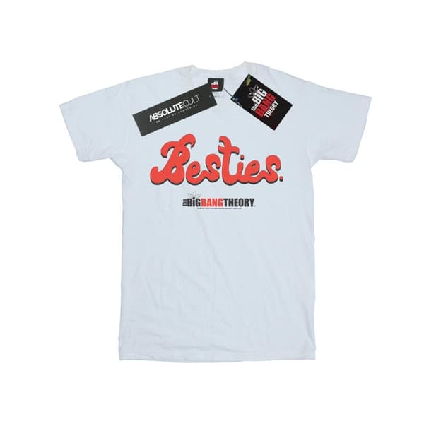 The Big Bang Theory T-shirt i bomull med text för flickor White 9-11 Years