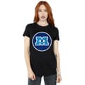 Pikkukuva 2 / 3: Disney Womens/Ladies Monsters University Monster Emblem Cotton Boyfriend T-Shirt