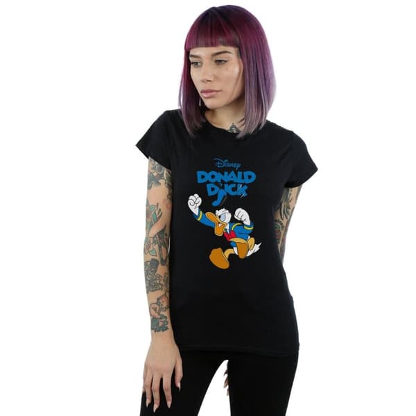 Disney Dam/Tjej Donald Duck Furious Donald - T-shirt i bomull