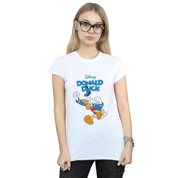 Disney Dam/Tjej Donald Duck Furious Donald - T-shirt i bomull