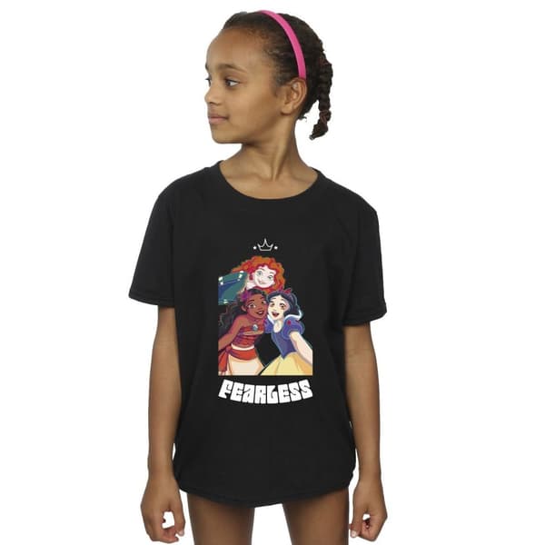 Disney Princess Fearless T-shirt i bomull för flickor
