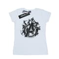 Miniatyrbild 1 av 3: Marvel Dam/Tjej Avengers Endgame Hero Circle T-shirt i bomull