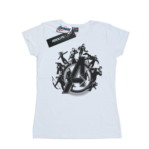 Marvel Dam/Tjej Avengers Endgame Hero Circle T-shirt i bomull