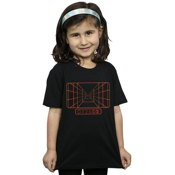 Star Wars Girls Targeting Computer Cotton T-Shirt