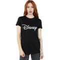 Miniatyrbild 2 av 3: Disney Dam/Tjej Musse Pigg Logo Huvud Bomull Boyfriend T-shirt