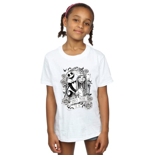 Disney Girls Nightmare Before Christmas Simply Meant To Be Cotton T-Shirt