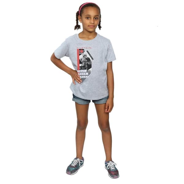Star Wars Girls The Last Jedi Captain Phasma Cotton T-Shirt