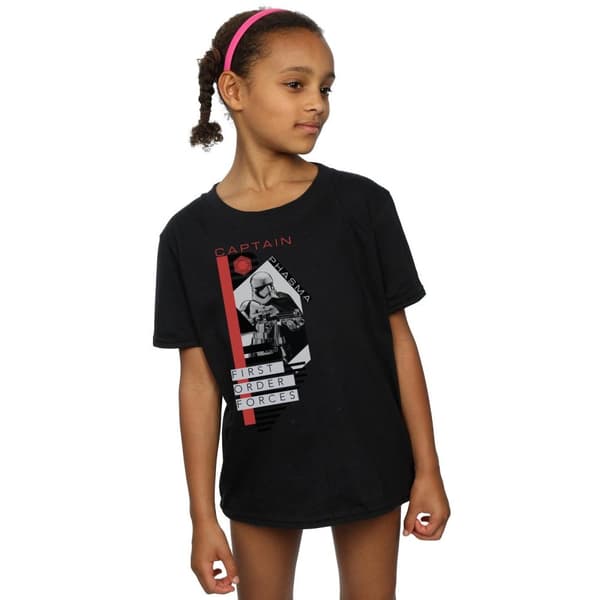 Star Wars Girls The Last Jedi Captain Phasma Cotton T-Shirt