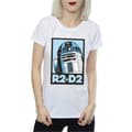 Miniatyrbilde 3 av 5: Star Wars Womens/Ladies R2-D2 Poster Cotton T-Shirt