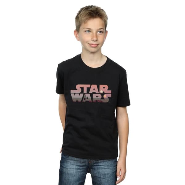 Star Wars T-shirt med Tatooine-logotyp för pojkar