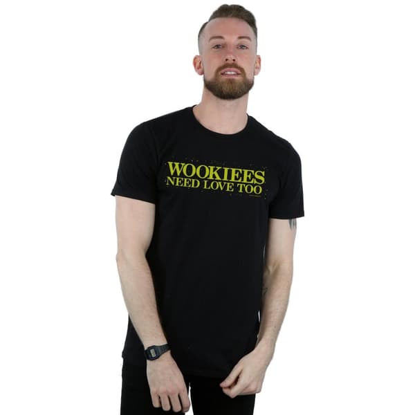 Star Wars Mens Wookiees Need Love Too T-Shirt