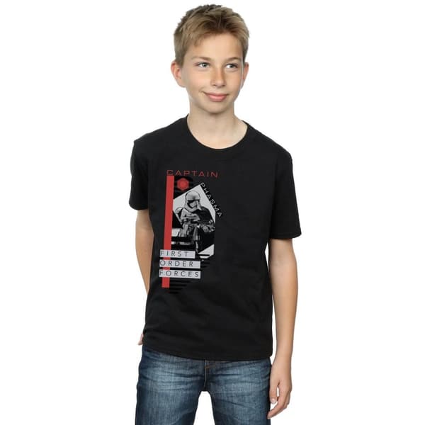 Star Wars Boys The Last Jedi Captain Phasma T-Shirt