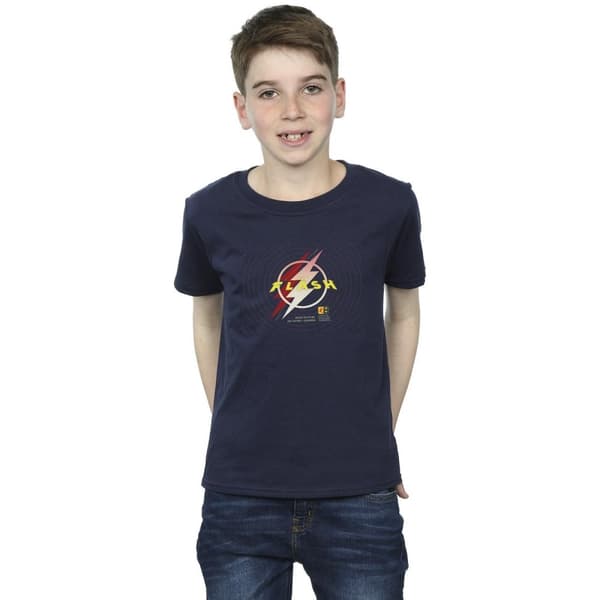 DC Comics Pojkar - The Flash Lightning T-shirt med logotyp