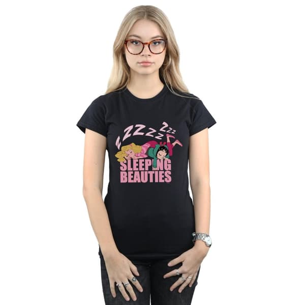 Disney Womens/Ladies Wreck It Ralph Aurora And Vanellope Cotton T-Shirt