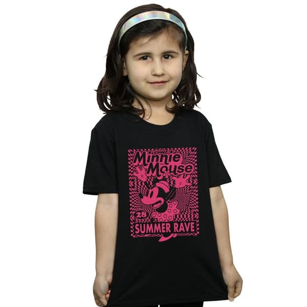 Disney Minnie Mouse Summer Party T-shirt i bomull för flickor