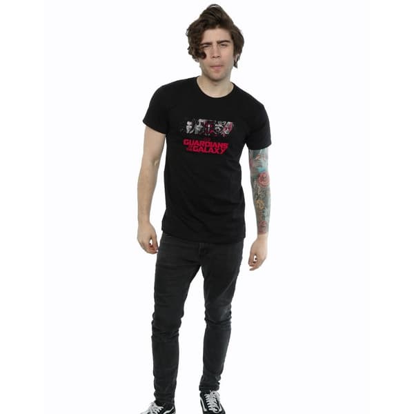 Marvel Mens Guardians Of The Galaxy Team Logo T-Shirt