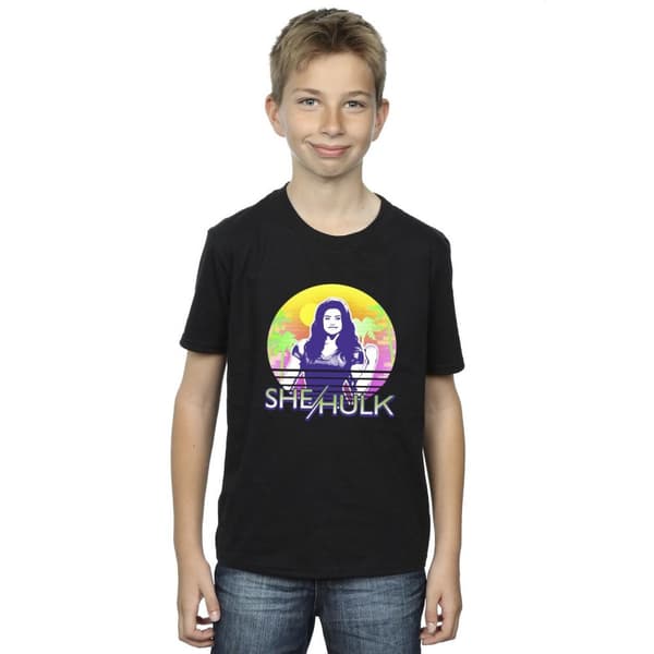 Marvel Boys She-Hulk: Attorney At Law Sunset Smile T-Shirt