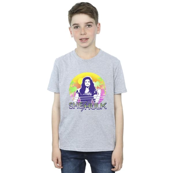 Marvel Boys She-Hulk: Attorney At Law Sunset Smile T-Shirt