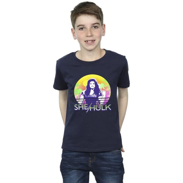 Marvel Boys She-Hulk: Attorney At Law Sunset Smile T-Shirt