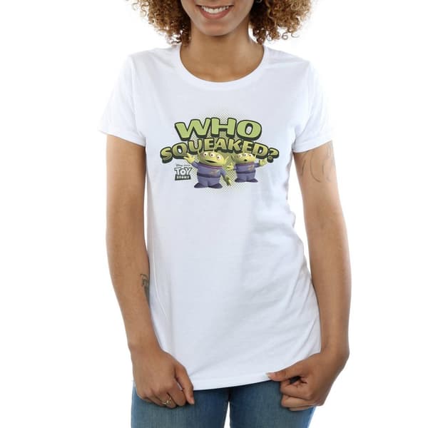 Disney Dam/Tjej Toy Story Who Squeaked? - T-shirt i bomull