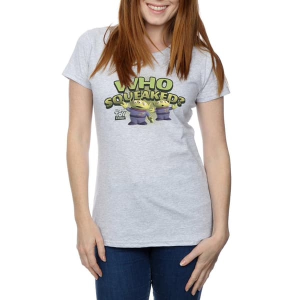 Disney Dam/Tjej Toy Story Who Squeaked? - T-shirt i bomull