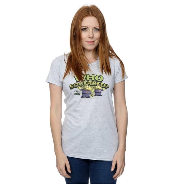 Disney Dam/Tjej Toy Story Who Squeaked? - T-shirt i bomull