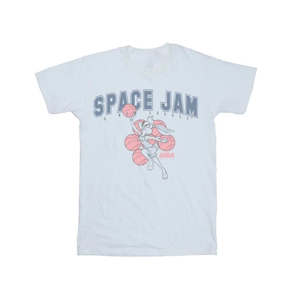 Space Jam: A New Legacy Lola Collegiate T-shirt i bomull för flickor