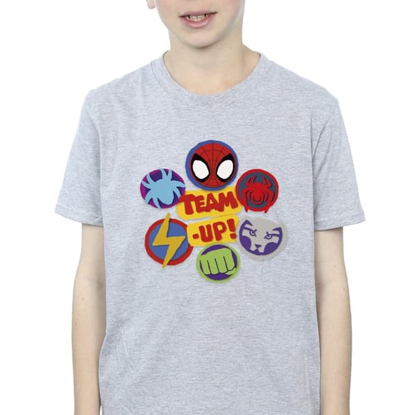 Marvel Pojkar Spidey And His Amazing Friends Team Up T-shirt
