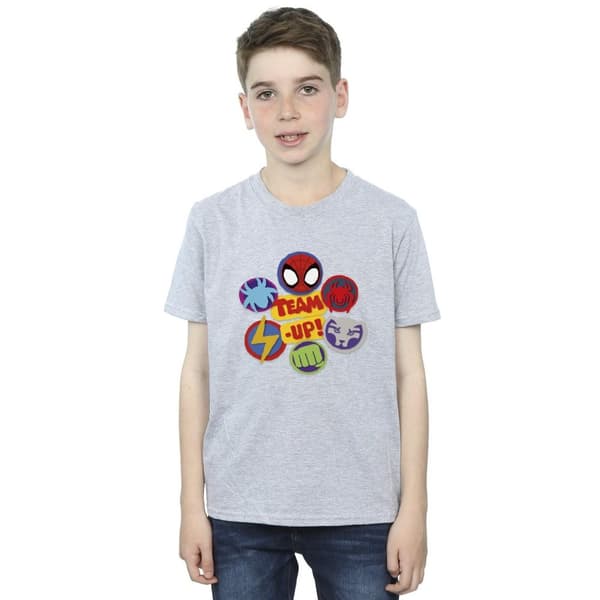 Marvel Pojkar Spidey And His Amazing Friends Team Up T-shirt