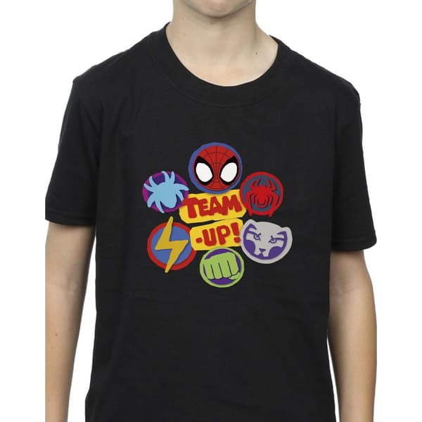 Marvel Pojkar Spidey And His Amazing Friends Team Up T-shirt