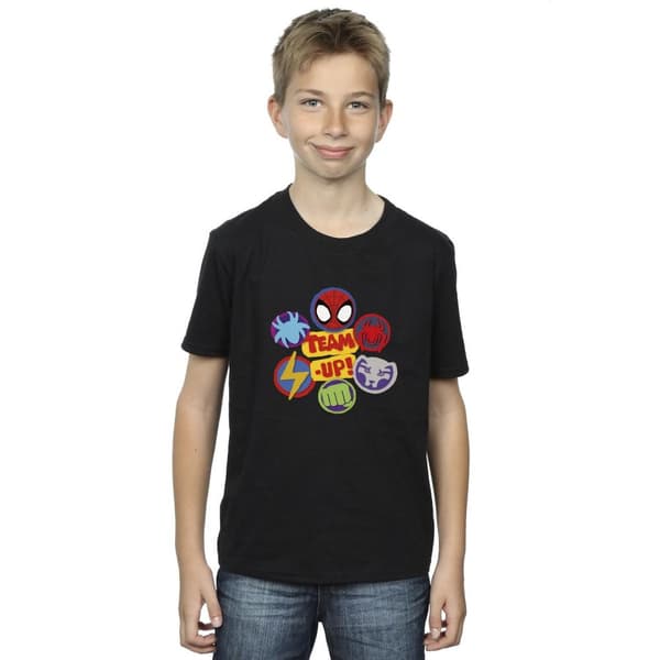 Marvel Pojkar Spidey And His Amazing Friends Team Up T-shirt