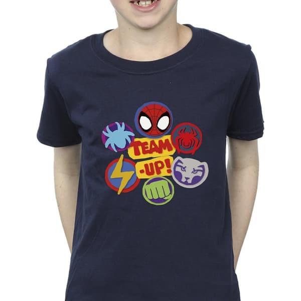 Marvel Pojkar Spidey And His Amazing Friends Team Up T-shirt
