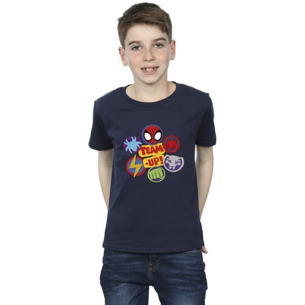 Marvel Pojkar Spidey And His Amazing Friends Team Up T-shirt
