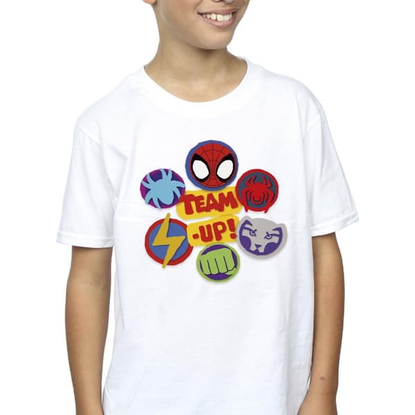 Marvel Pojkar Spidey And His Amazing Friends Team Up T-shirt