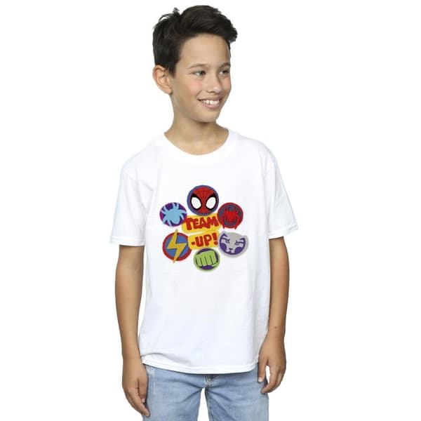 Marvel Pojkar Spidey And His Amazing Friends Team Up T-shirt