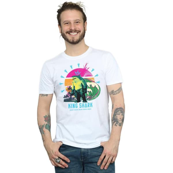 DC Comics Mens The Suicide Squad King Shark T-Shirt