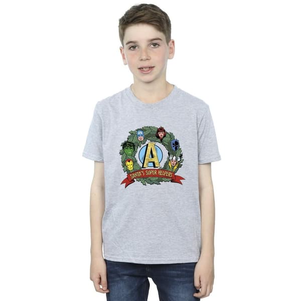 Marvel Boys Santa´s Super Helpers T-Shirt