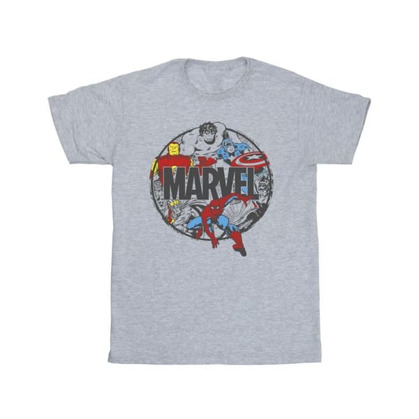 Marvel T-shirt med cirkelformad karaktär från Comics för pojkar